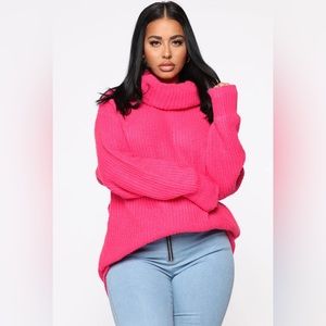 Got The Upper Hand Oversized Sweater (Fashion Nova)